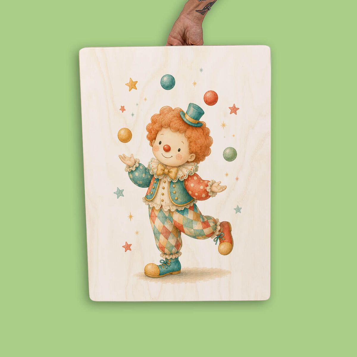 Quadro Decorativo  - Palhaço Infantil