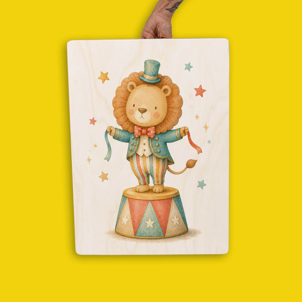 Quadro Decorativo  - Leão Infantil