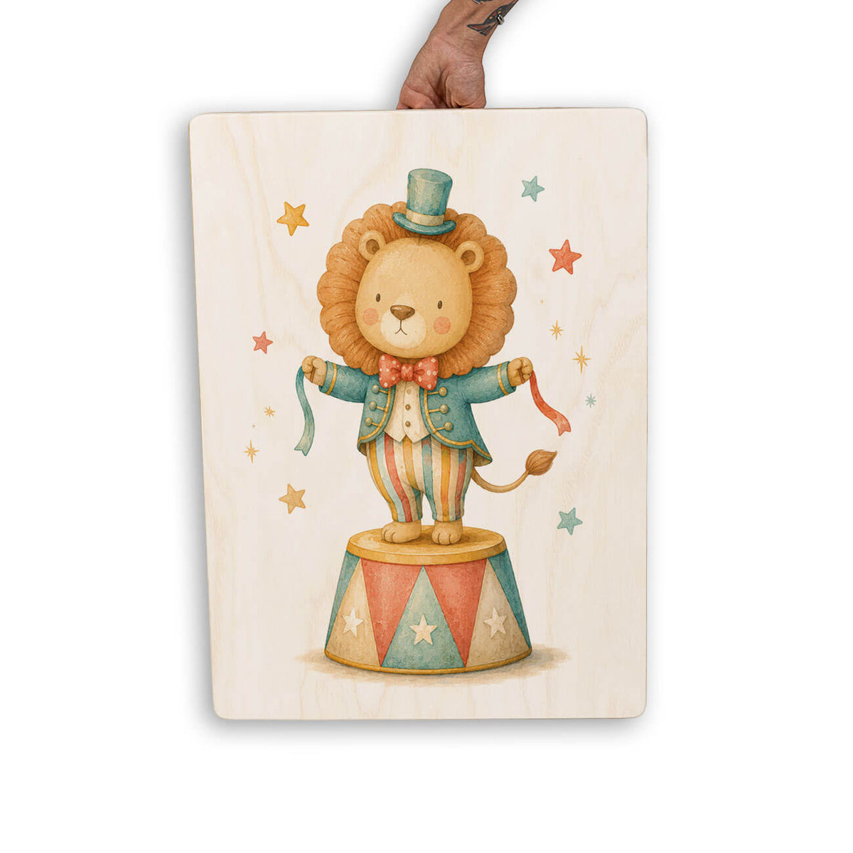 Quadro Decorativo  - Leão Infantil
