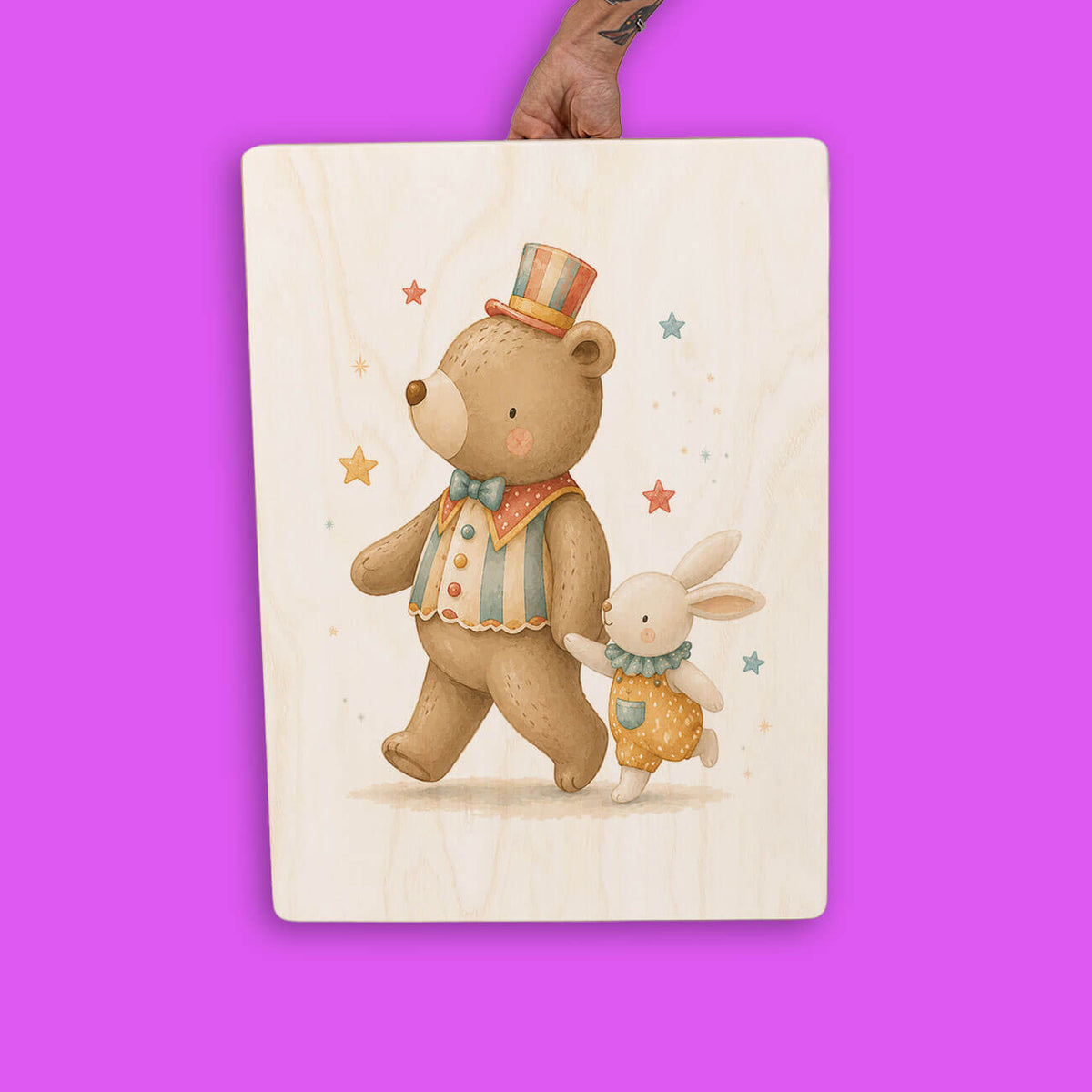 Quadro Decorativo  - Urso Infantil