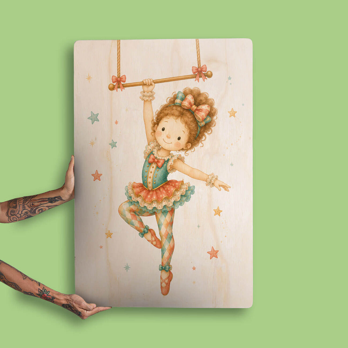 Quadro Decorativo  - Trapezista Infantil