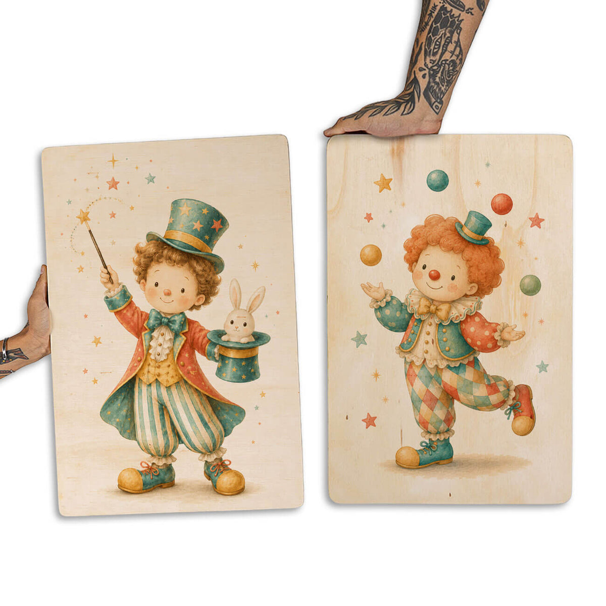 Dupla Promocional 40x20 - Mágico e Palhaço Infantil