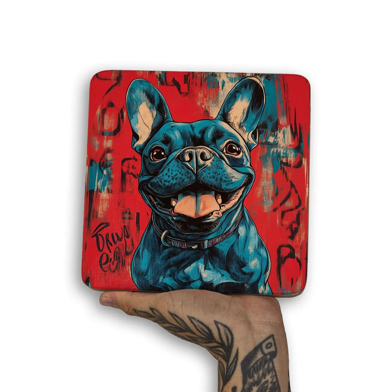 Quadro Decorativo  -  Bulldog Francês Color