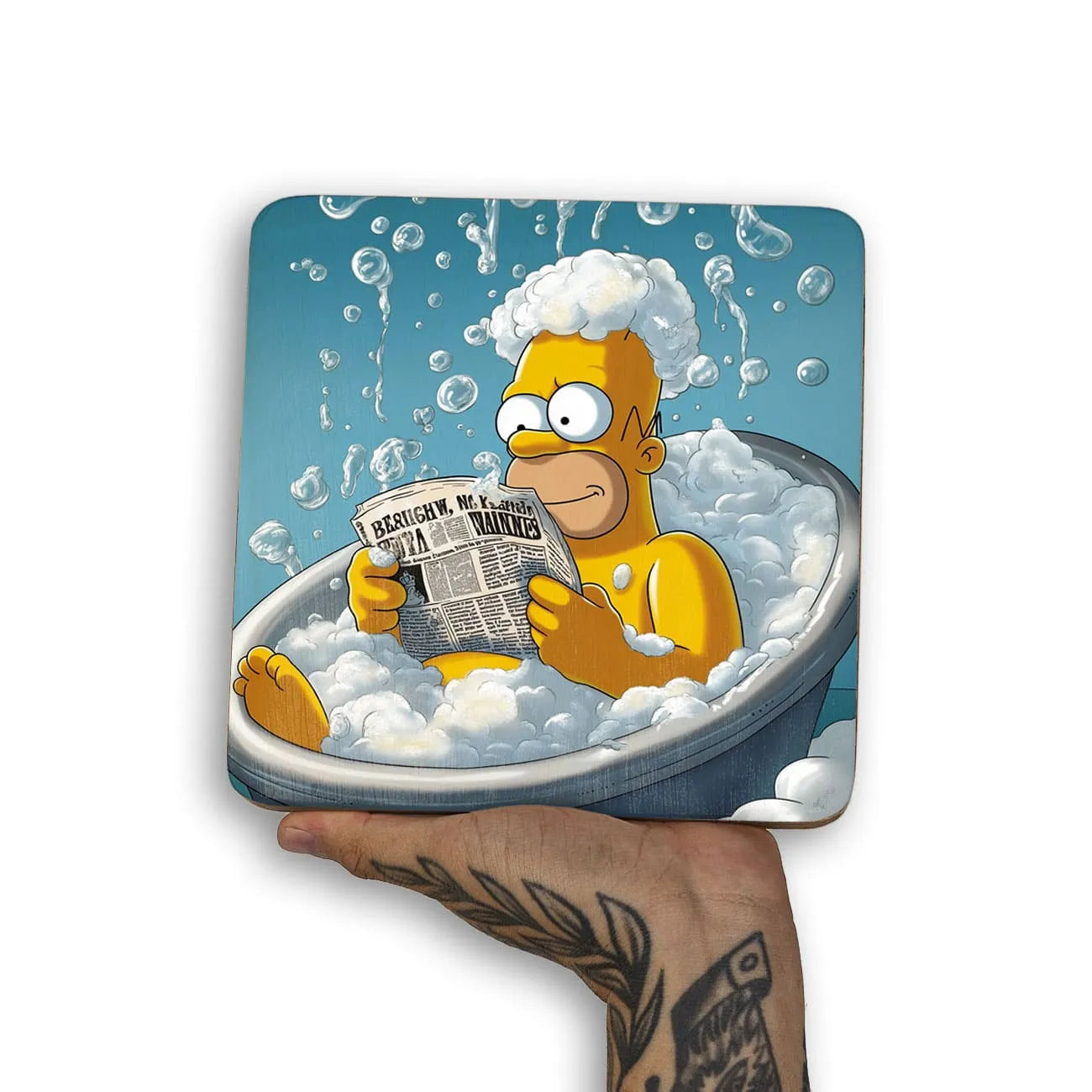 Quadro Decorativo  - Homer Simpsons no Banheiro