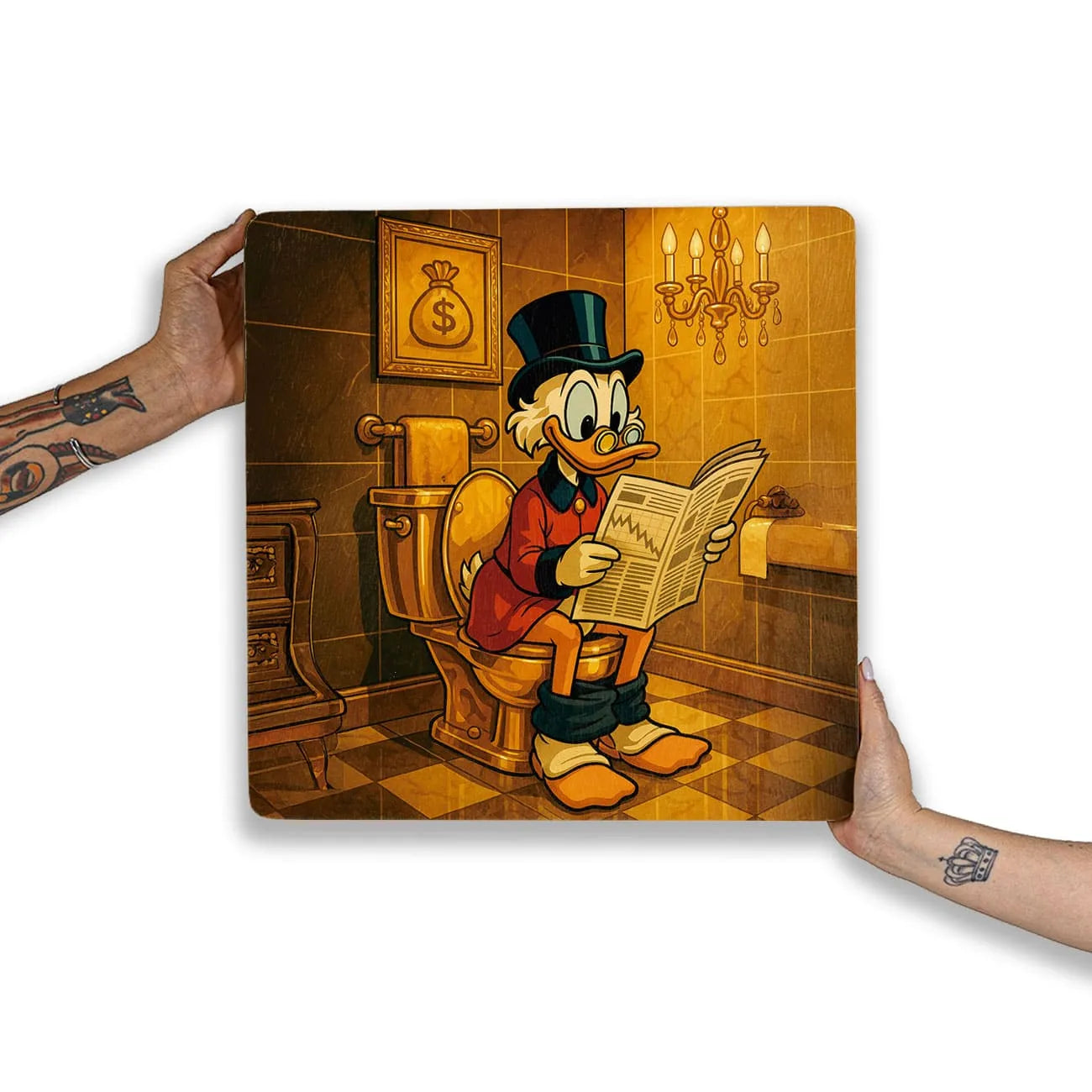 Quadro Decorativo  - Tio Patinhas