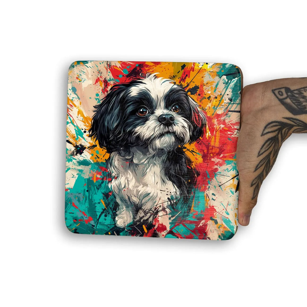 Quadro Decorativo  -   Shih Tzu Color