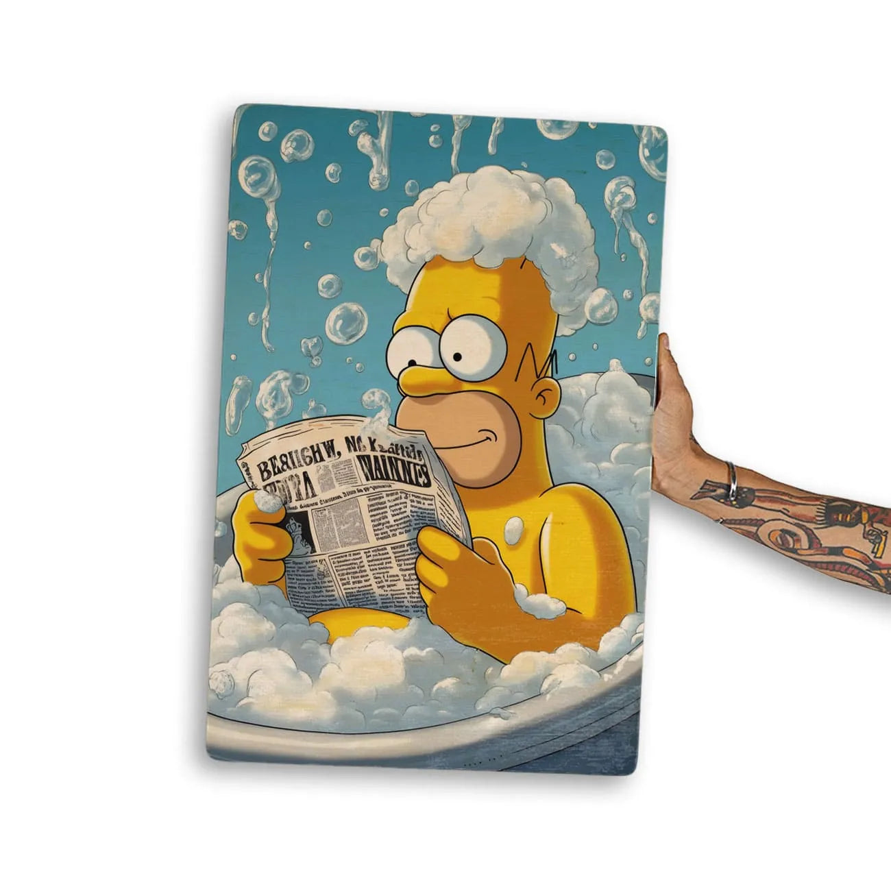 Quadro Decorativo  - Homer Simpsons no Banheiro