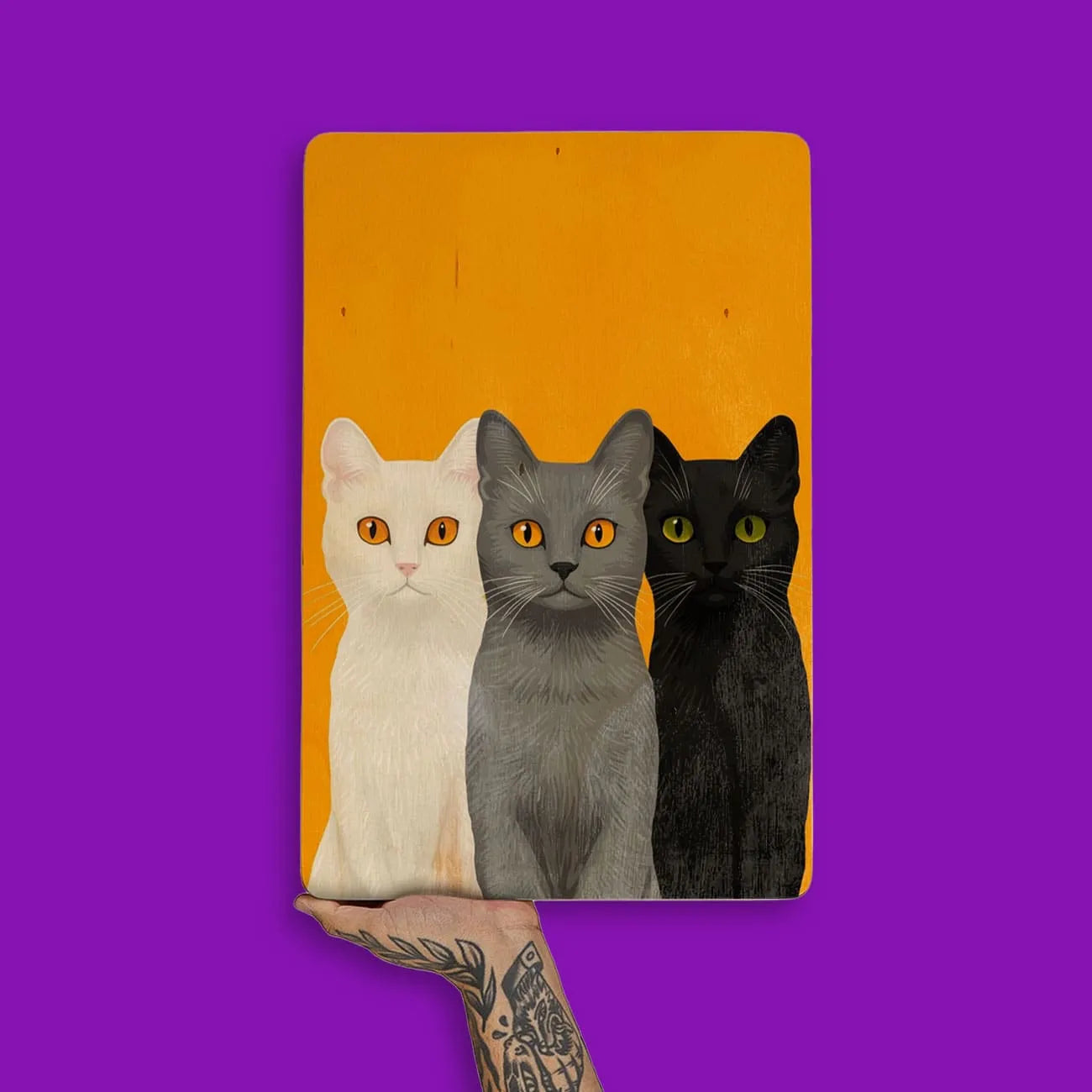 Quadro Decorativo  -   Three Cats