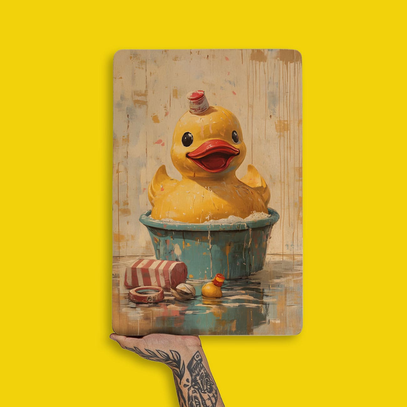 Quadro Decorativo  - Pato de Borracha