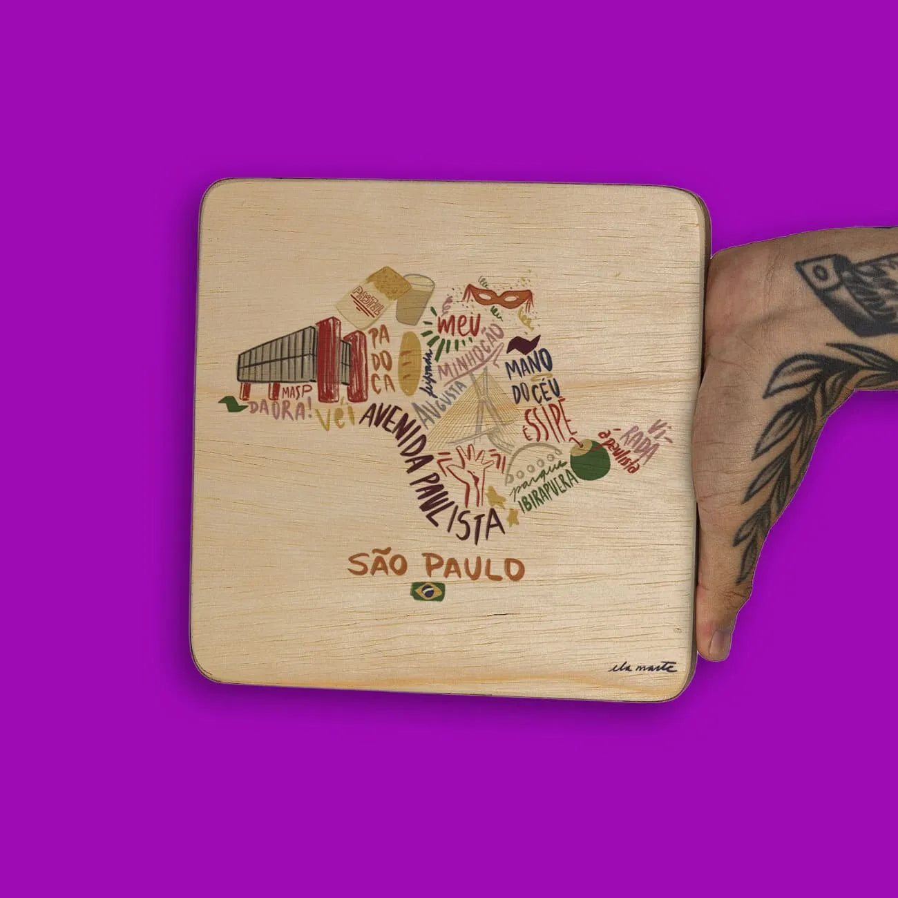Quadro Decorativo - Brasilidades São Paulo