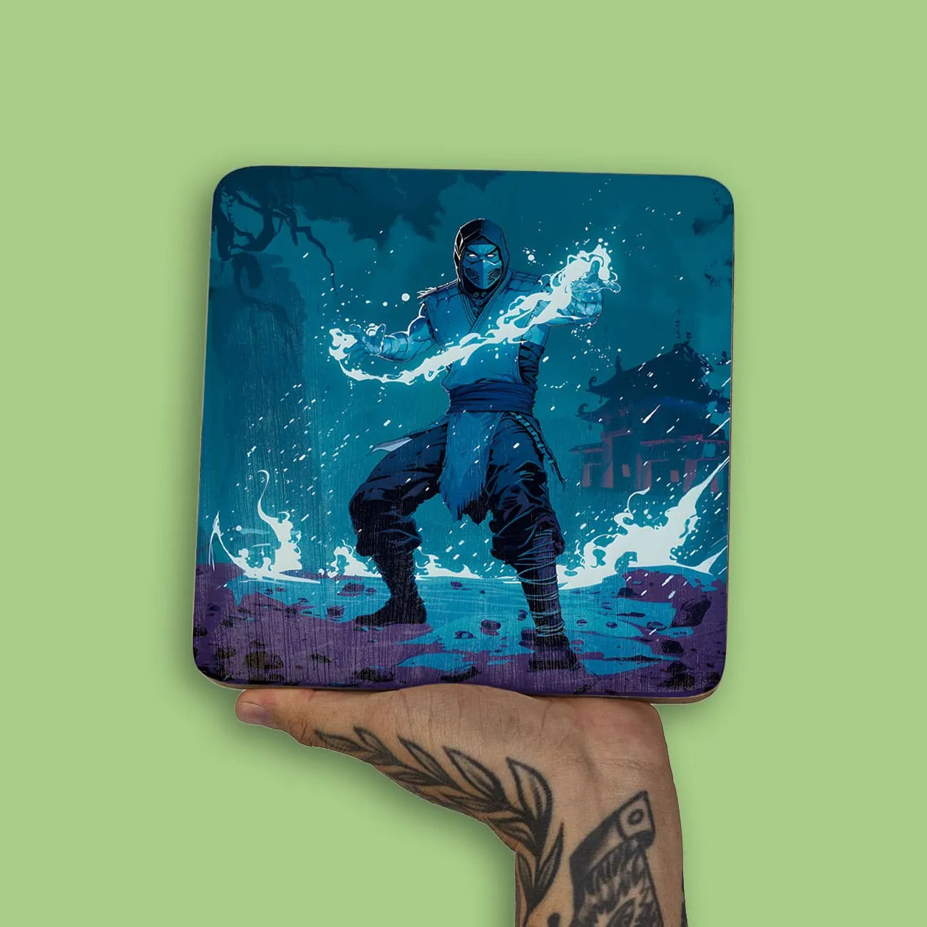 Quadro Decorativo -  Sub Zero Mortal Kombat