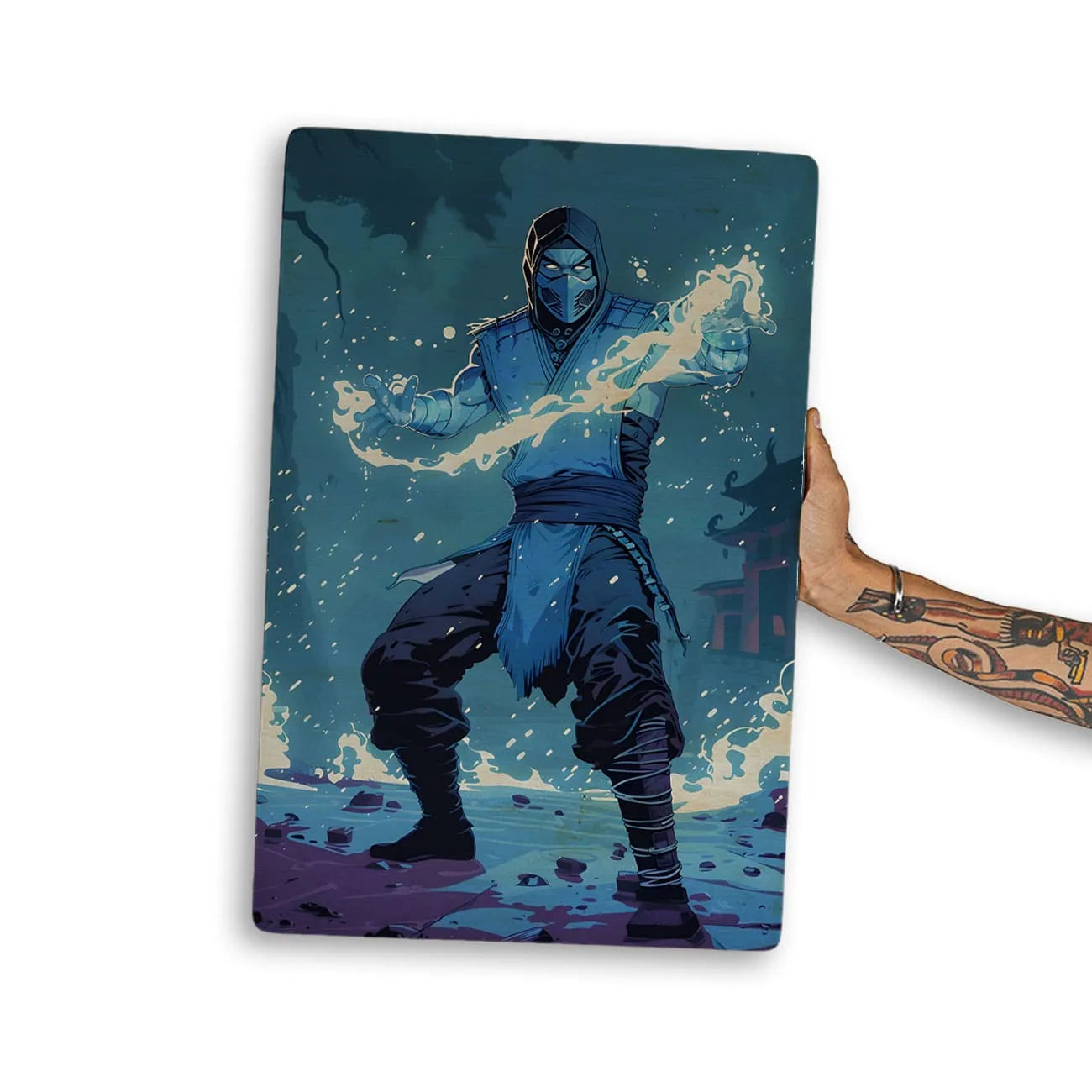 Quadro Decorativo -  Sub Zero Mortal Kombat