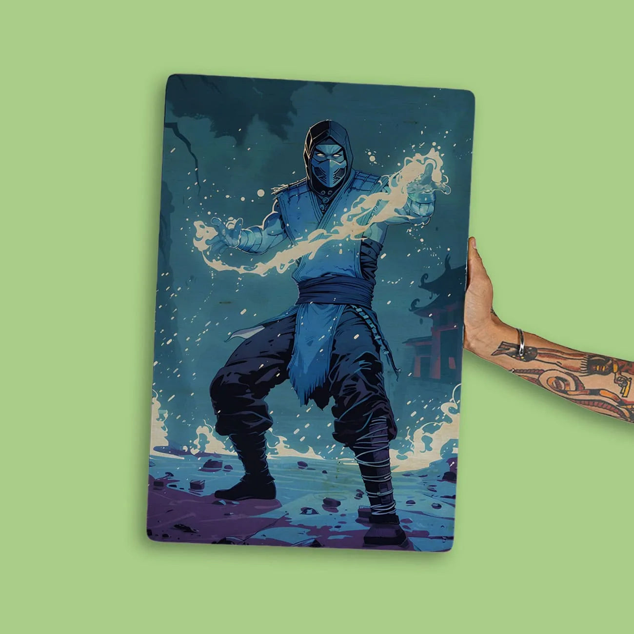 Quadro Decorativo -  Sub Zero Mortal Kombat