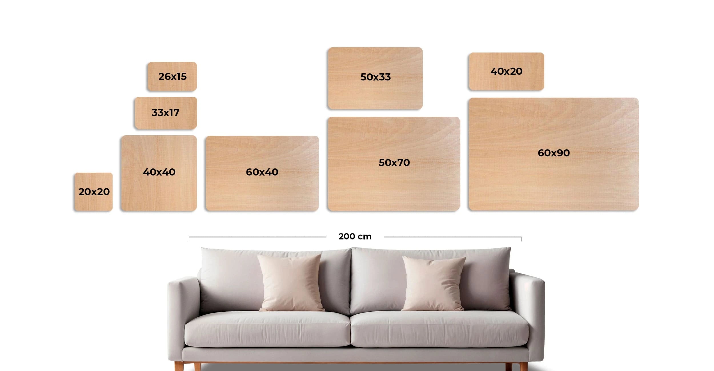 Trio Promocional 50x33 - Boho