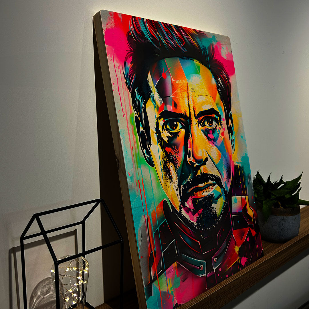 Quadro Decorativo - Colorfull Tony Stark