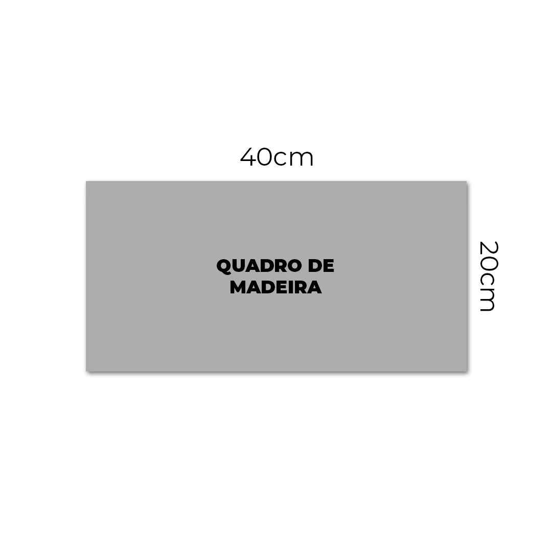 Quadro Decorativo - É junto dos bão que a gente fica mió