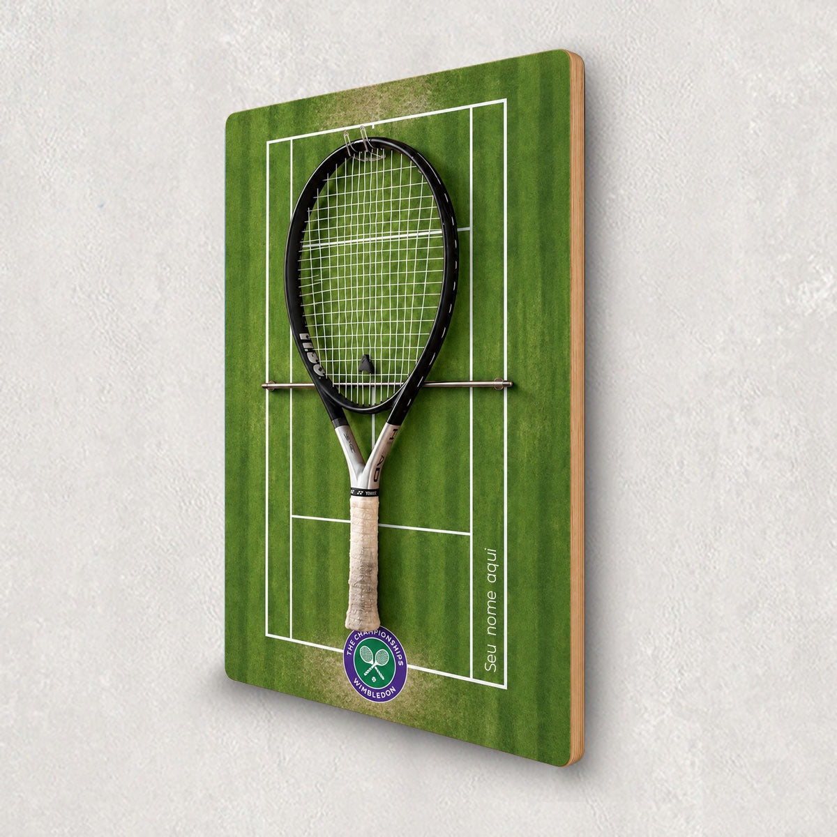 Quadro Porta Raquete de Tênis - 60x90cm