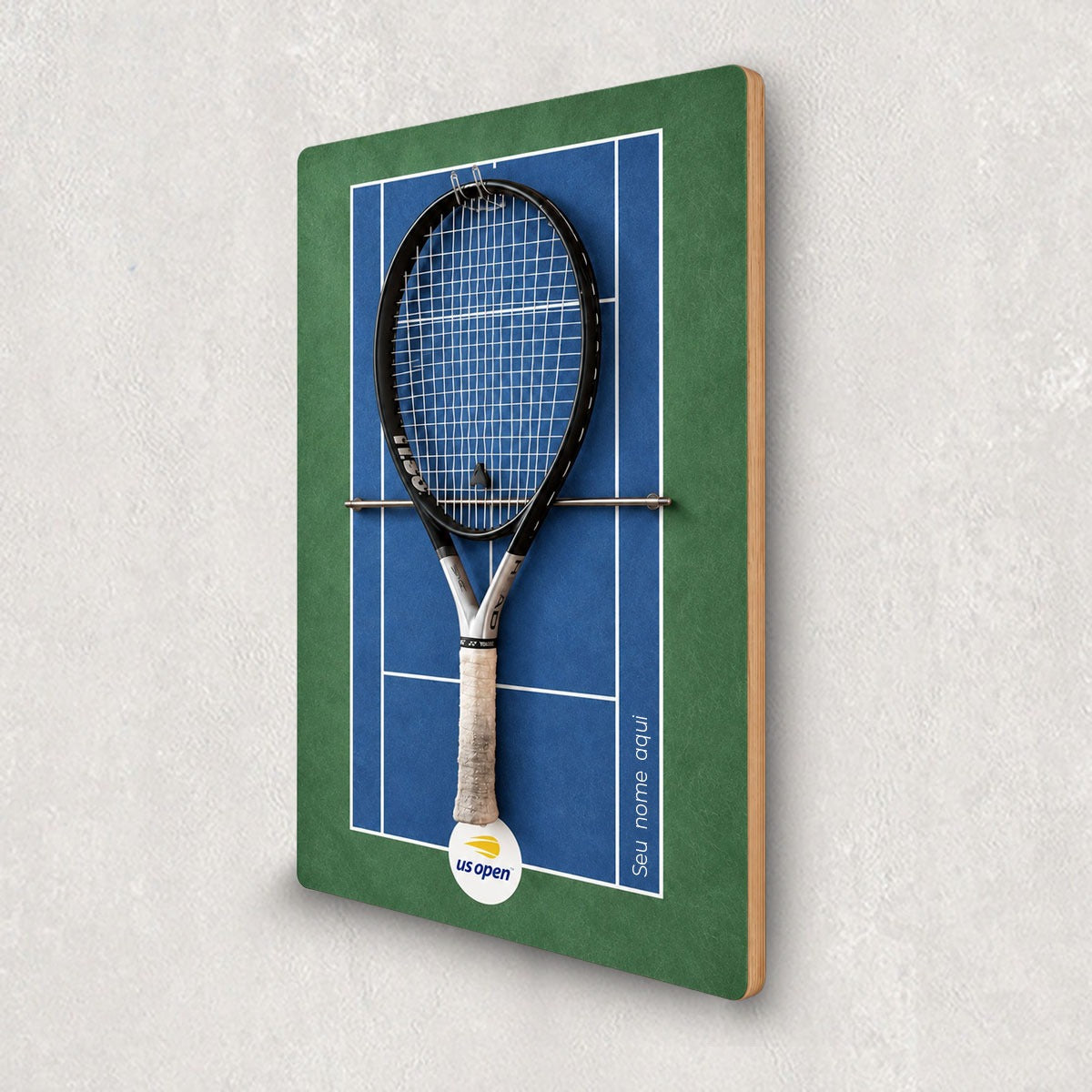 Quadro Porta Raquete de Tênis - 60x90cm