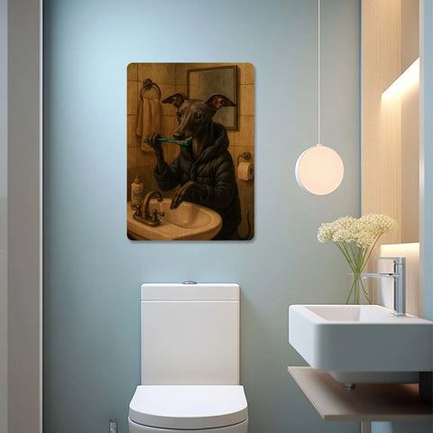 Quadro Personalizado - Seu Pet no Banheiro
