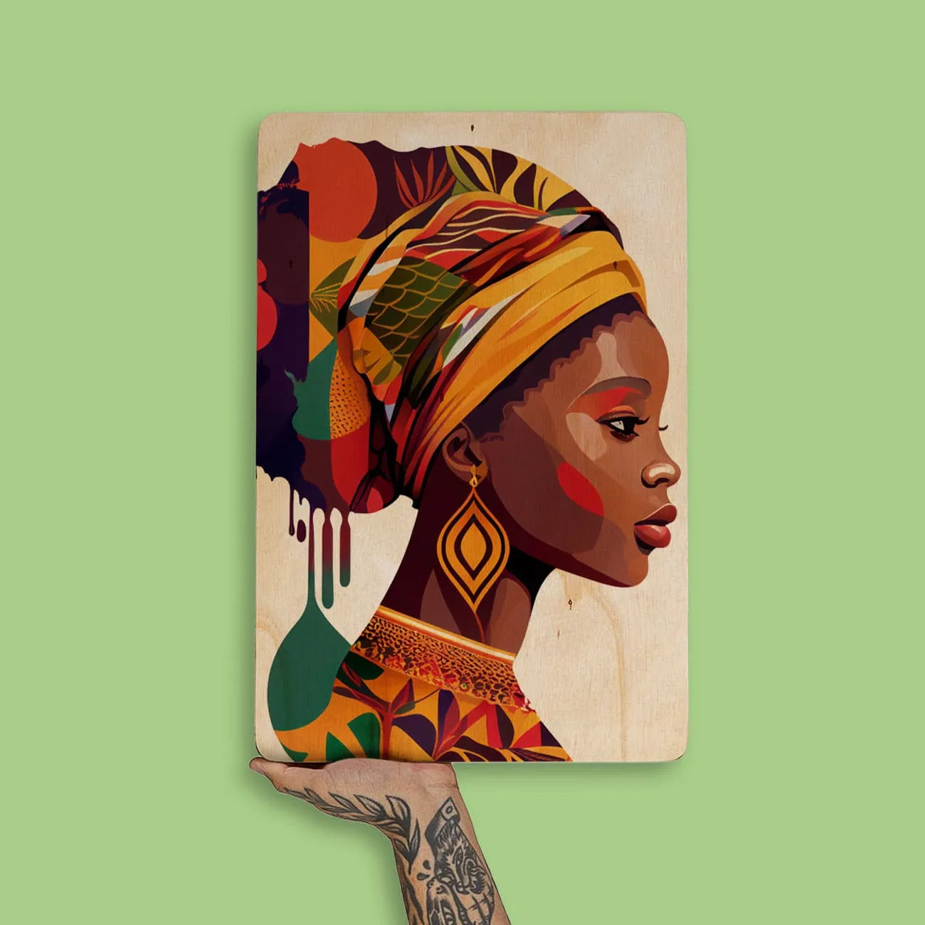 Quadro Decorativo - Afro