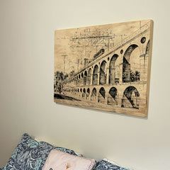 Quadro Decorativo - Arcos da Lapa RJ 50 x 33 cm - Muralist Decor