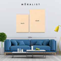 Quadro Dupla Boho + Ganhe 1 personalizado 50 x 33 cm - Muralist Decor