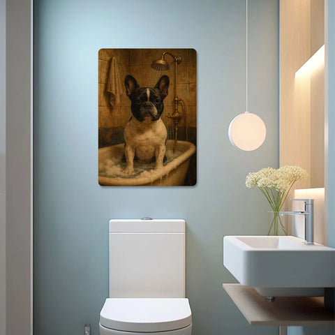 Quadro Personalizado - Seu Pet no Banheiro
