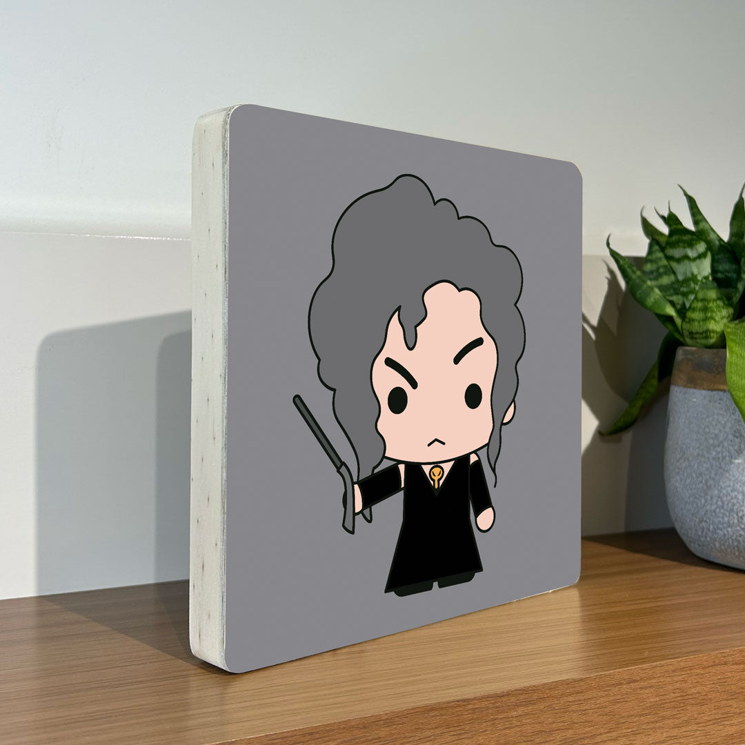 Quadro Decorativo - Bellatrix Lestrange - Harry Potter 20 x 20 cm - Muralist Decor