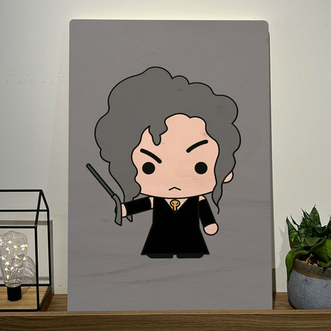 Quadro Decorativo - Bellatrix Lestrange - Harry Potter 50 x 33 cm - Muralist Decor