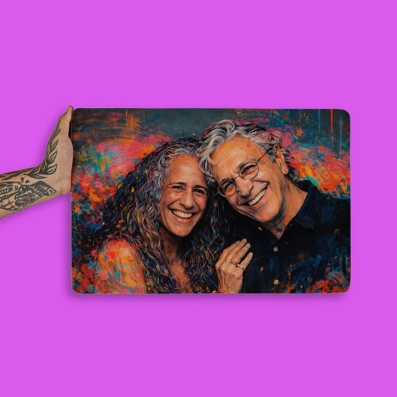 Quadro Decorativo - Maria Betânia e Caetano Veloso