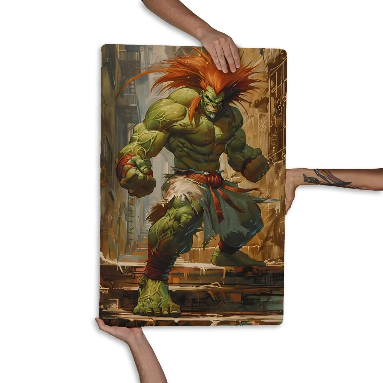 Quadro Decorativo -  Blanka Street Fighter
