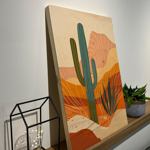 Quadro Decorativo -  Boho Cactus