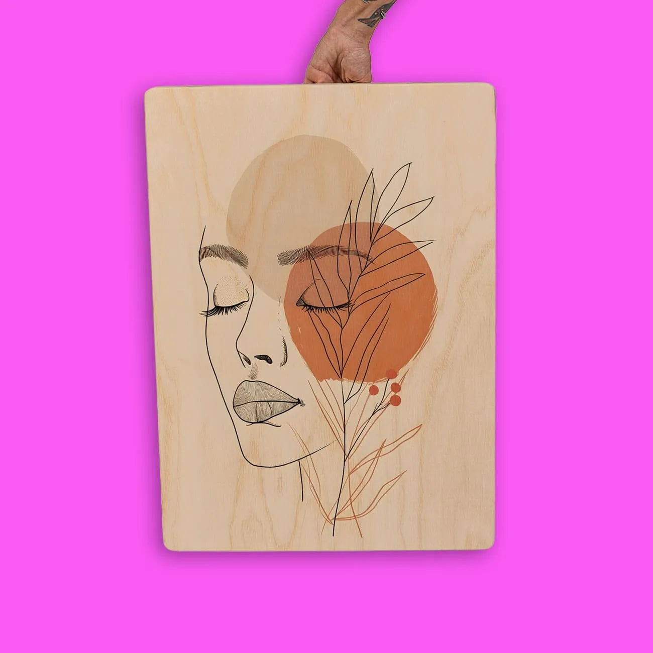 Quadro Decorativo -  Boho Faces