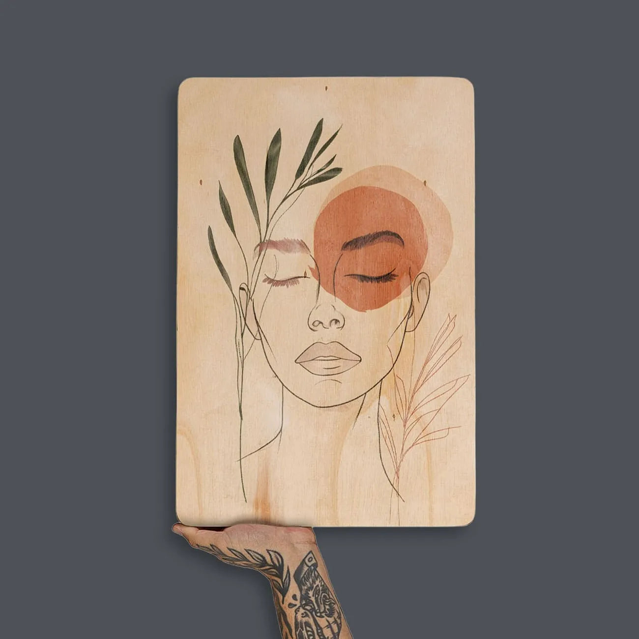 Quadro Decorativo -  Boho Face