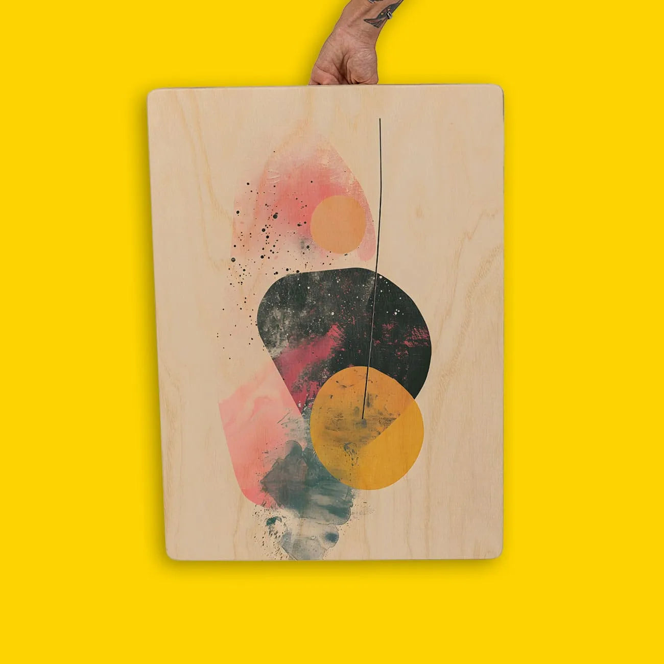 Quadro Decorativo -  Boho Fine Lines Rosa
