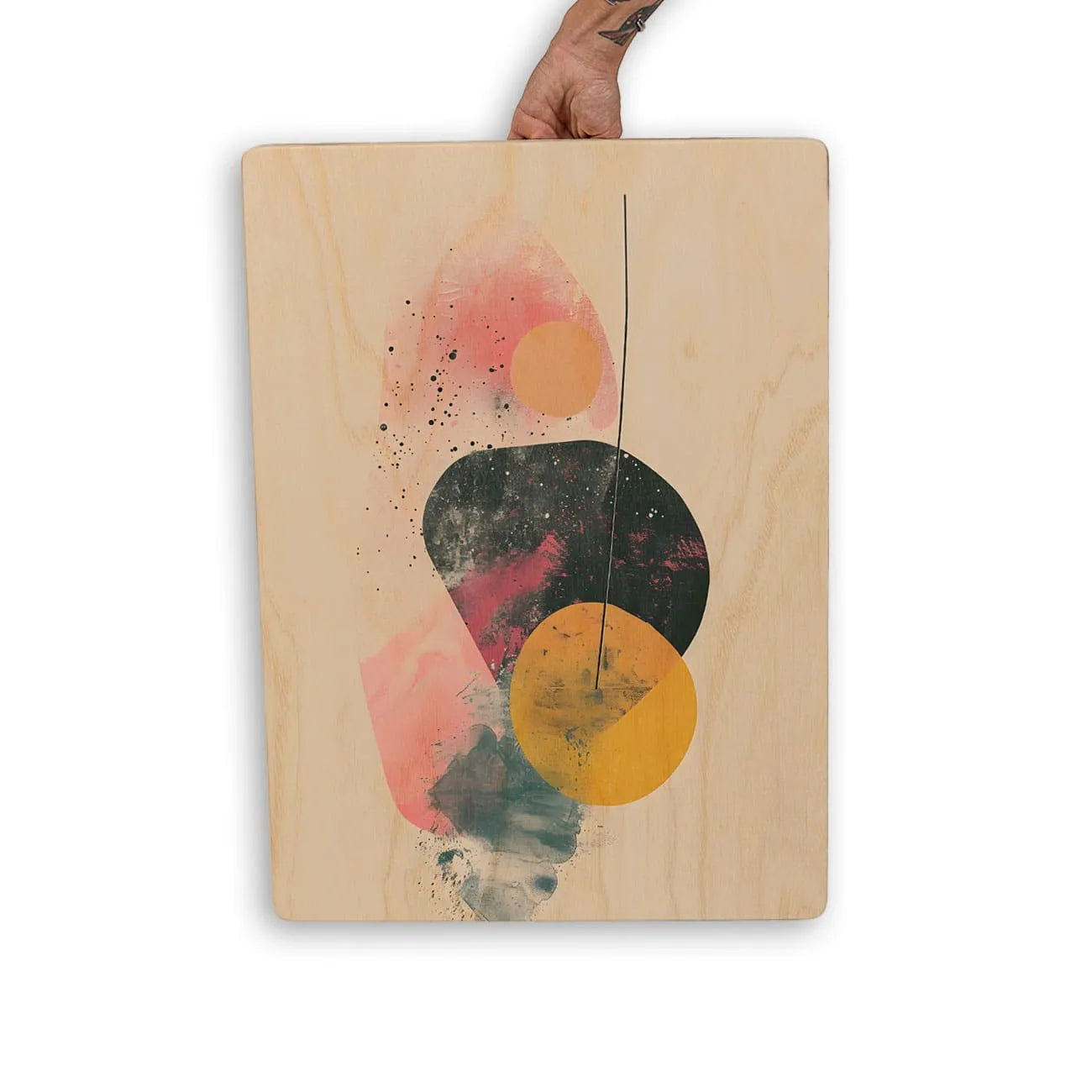 Quadro Decorativo -  Boho Fine Lines Rosa