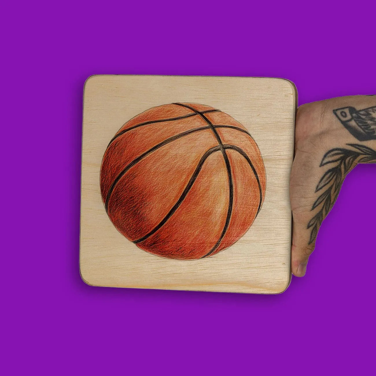 Quadro Decorativo  -  Bola de Basquete
