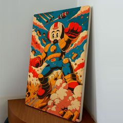 Quadro Decorativo - Bomberman 50 x 33 cm - Muralist Decor