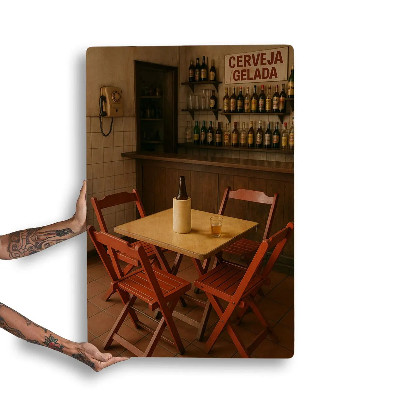 Quadro Decorativo Bares/Pub - Boteco Raiz