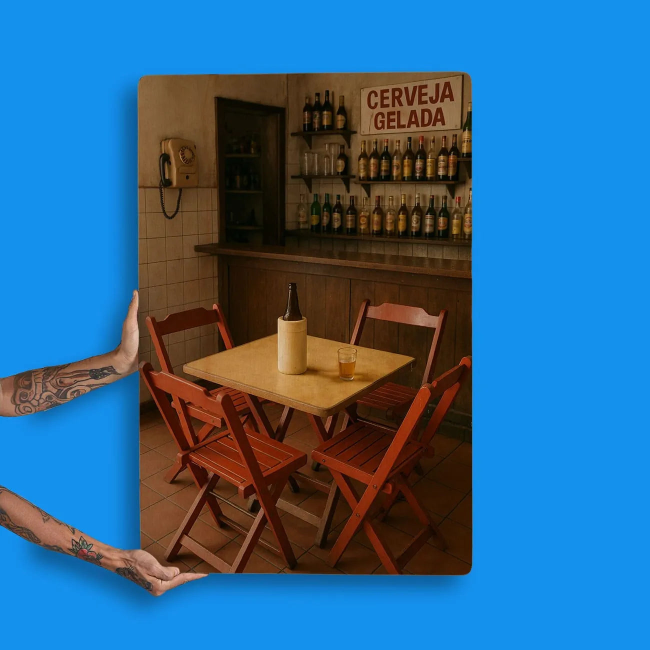 Quadro Decorativo Bares/Pub - Boteco Raiz