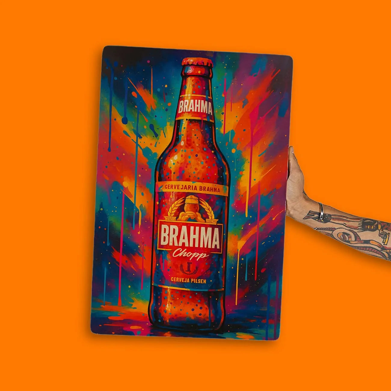 Quadro Decorativo Bares/Pub - Brahma