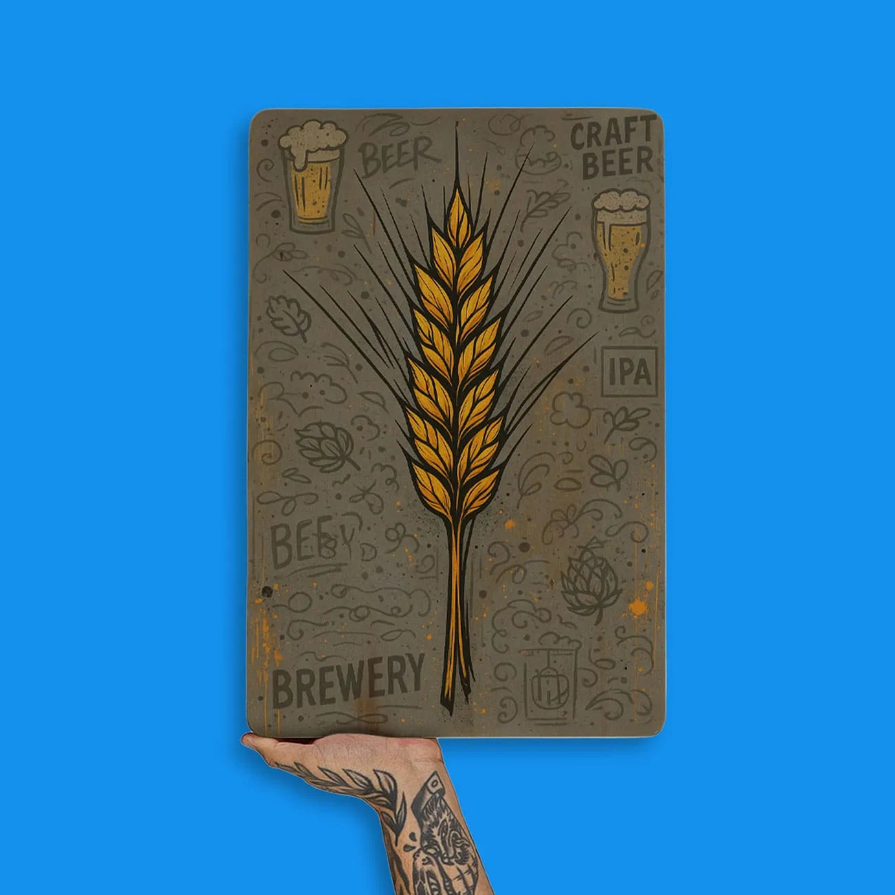 Quadro Decorativo Bares/Pub - Cevada
