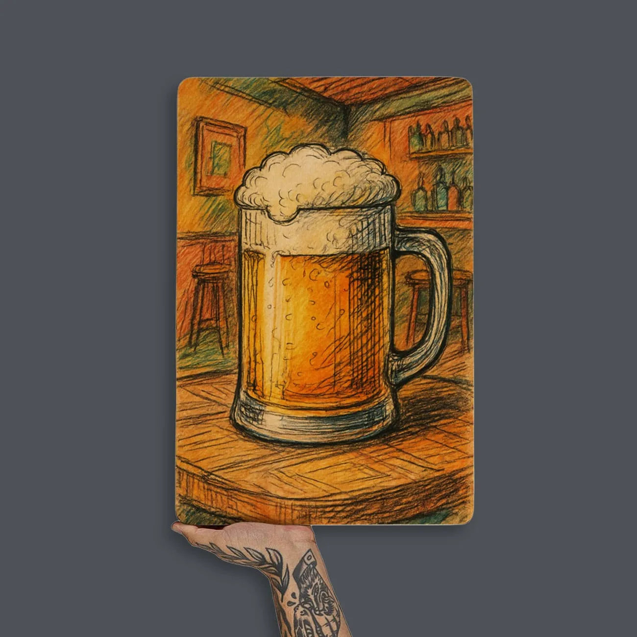 Quadro Decorativo Bares/Pub - Caneca da Chopp