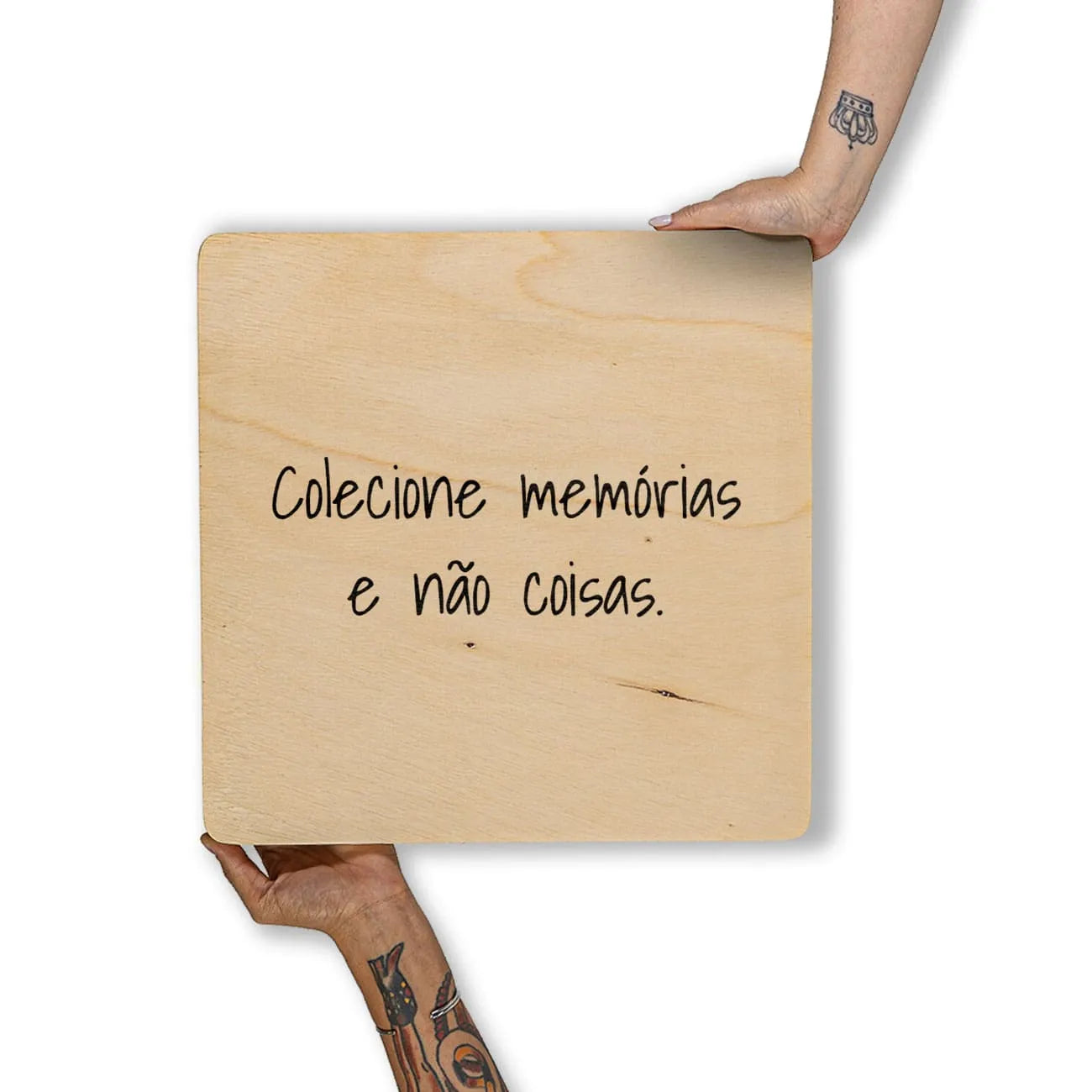 Quadro Decorativo  -  Colecione memórias e não coisas