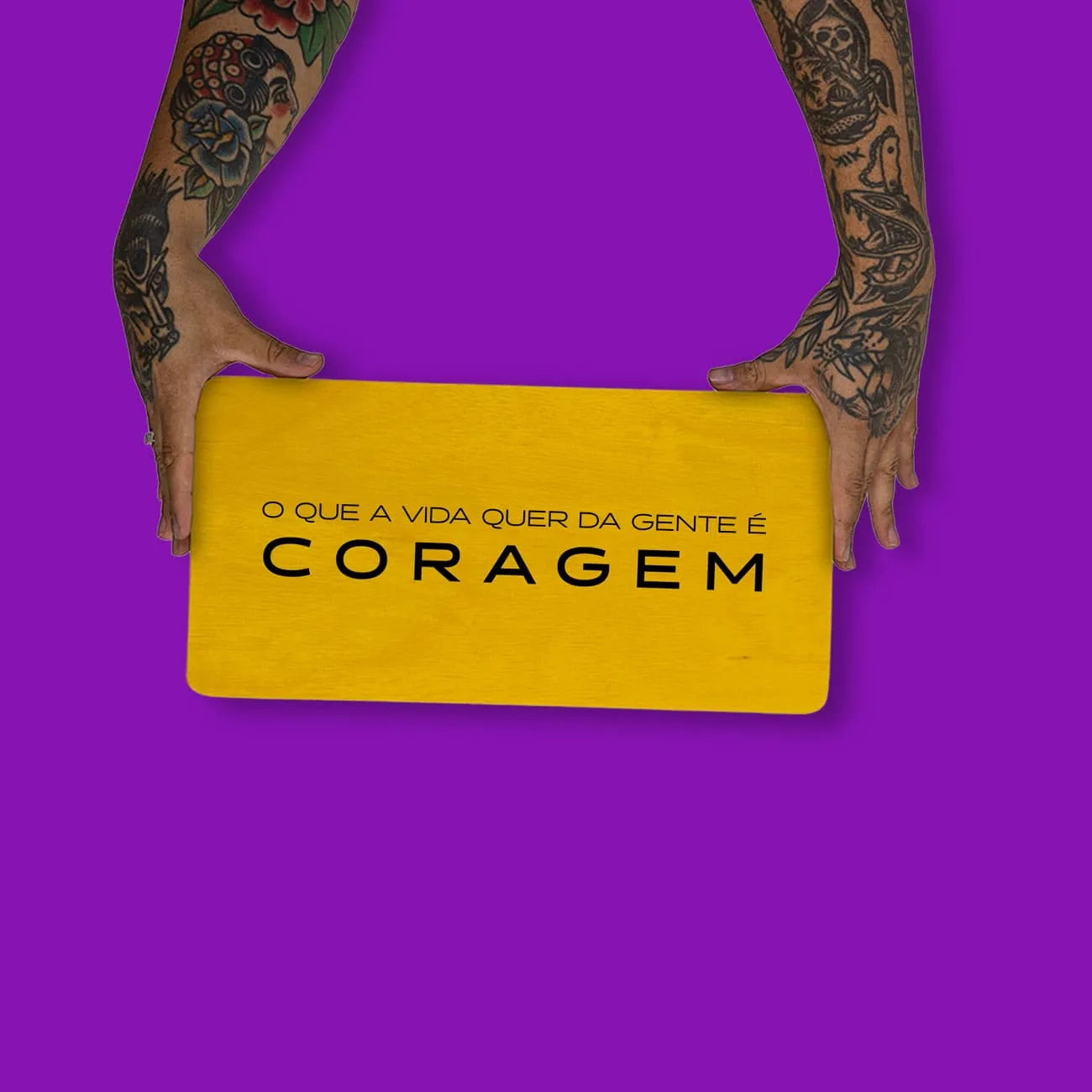 Quadro Decorativo - Coragem