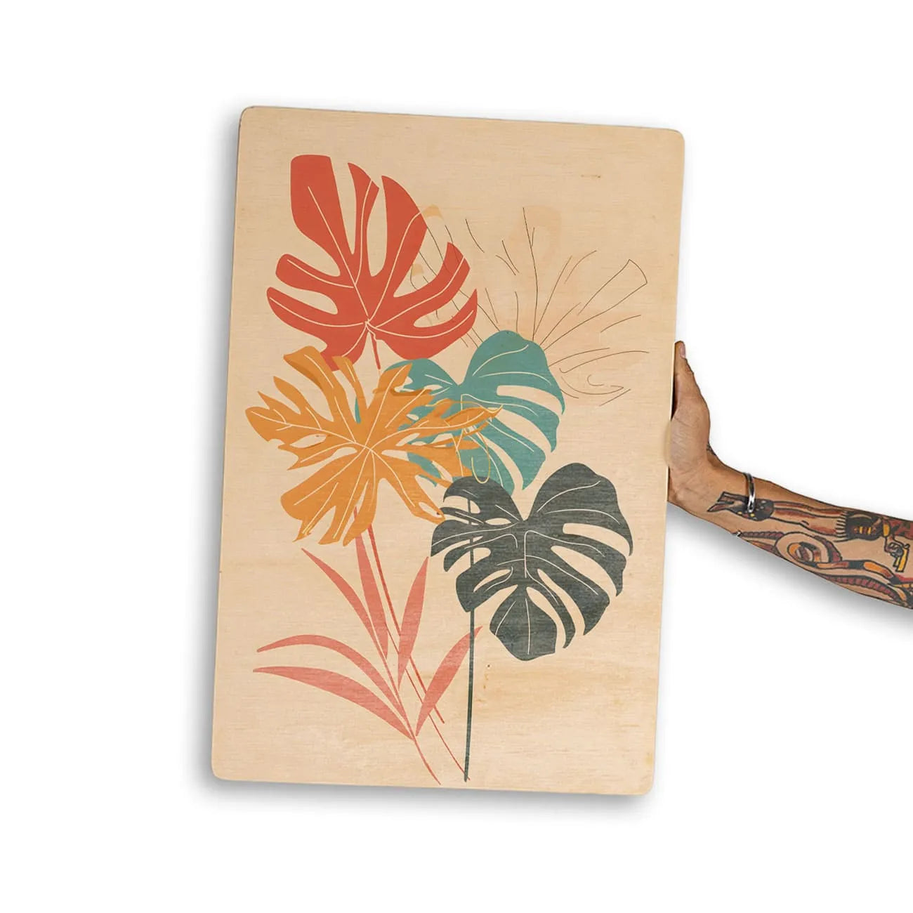 Quadro Decorativo - Minimalista Costela de Adão Colors