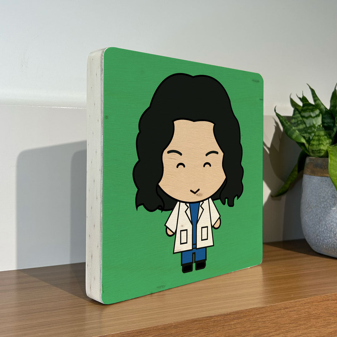 Quadro Decorativo - Cristina Yang - Greys Anatomy 20 x 20 cm - Muralist Decor