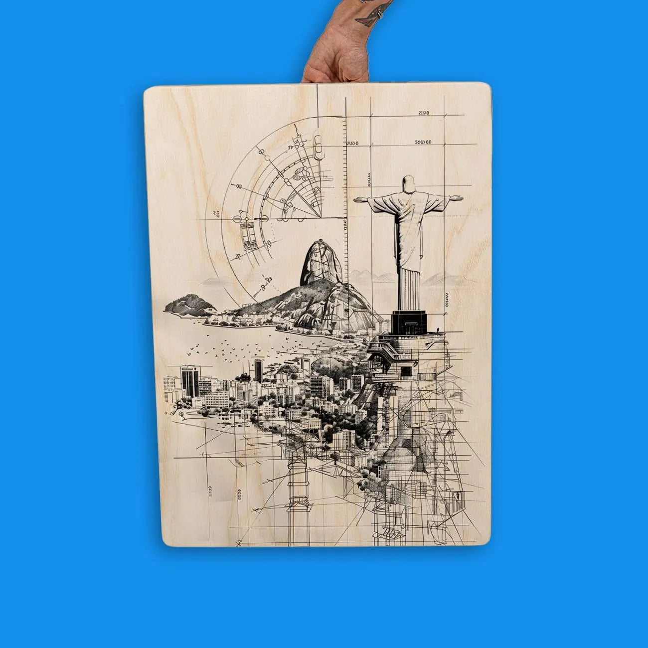 Quadro Decorativo -  Cristo Redentor - Rio de Janeiro