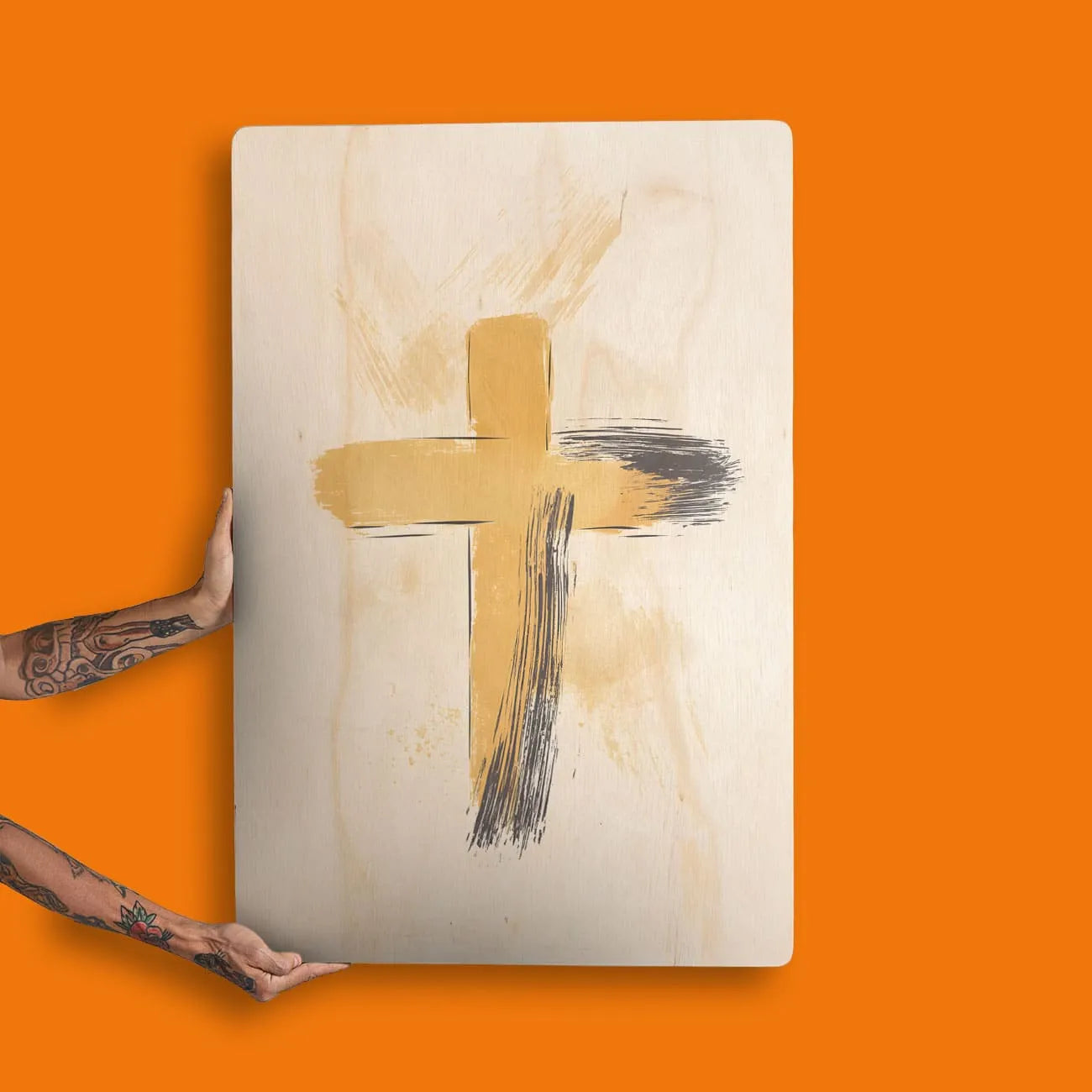 Quadro Decorativo - Cruz Minimalista