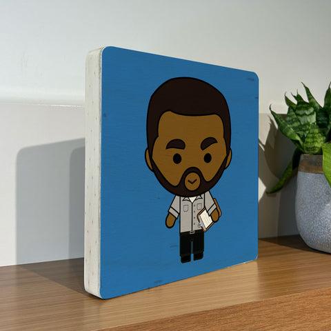 Quadro Decorativo - Darryl Philbin - The Office 20 x 20 cm - Muralist Decor